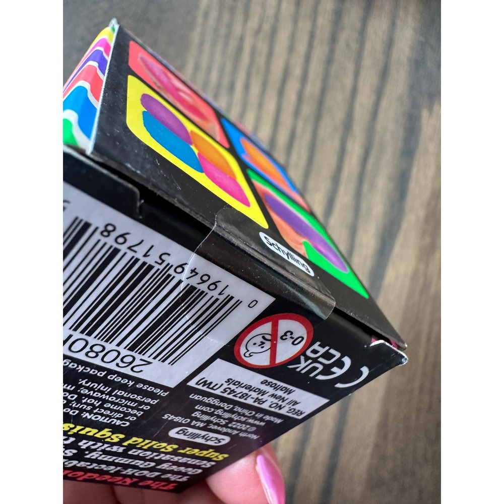 Authentic Schylling Nee Doh Squish Needoh Gum Drop Pink Factory Sealed - Picture 10 of 10